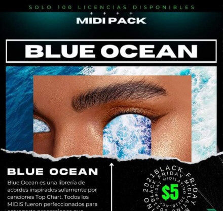 Midilatino Blue Ocean MiDi